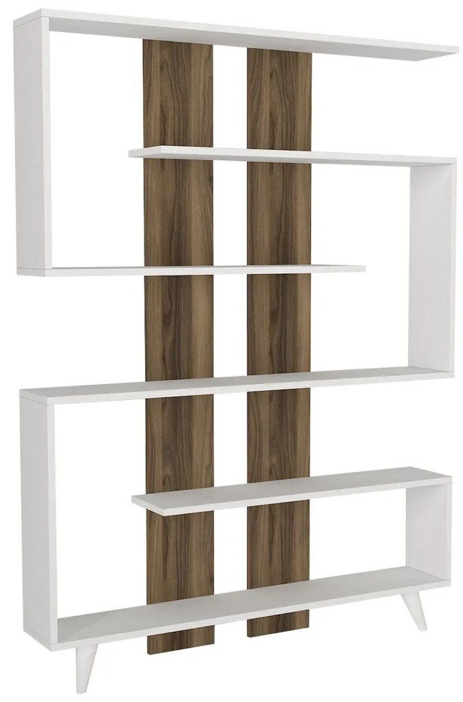 Biblioteca Rain White Walnut