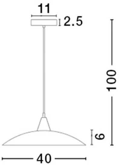 Lustra, Pendul design clasic Vicino 40cm NVL-6302361