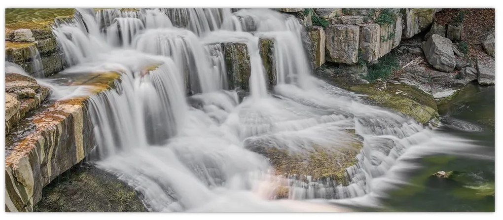 Tablou cu cascade (120x50 cm)