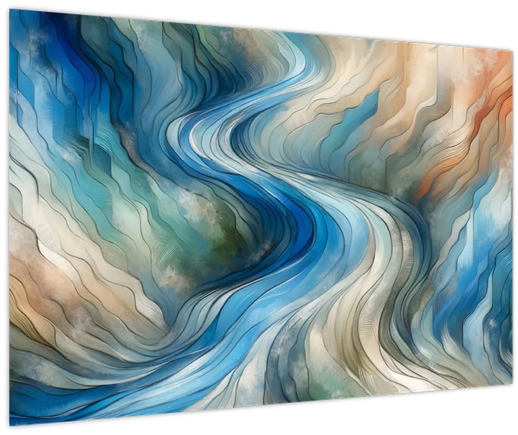 Tablou - Curent abstract (90x60 cm)