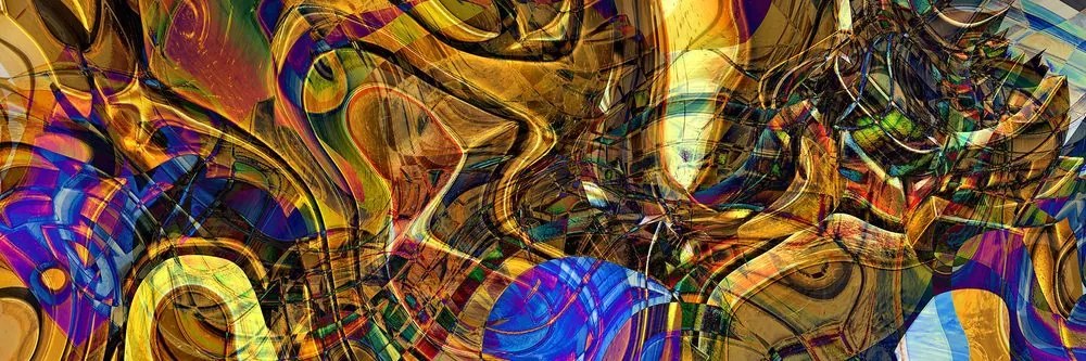Tablou plin de artă abstractă