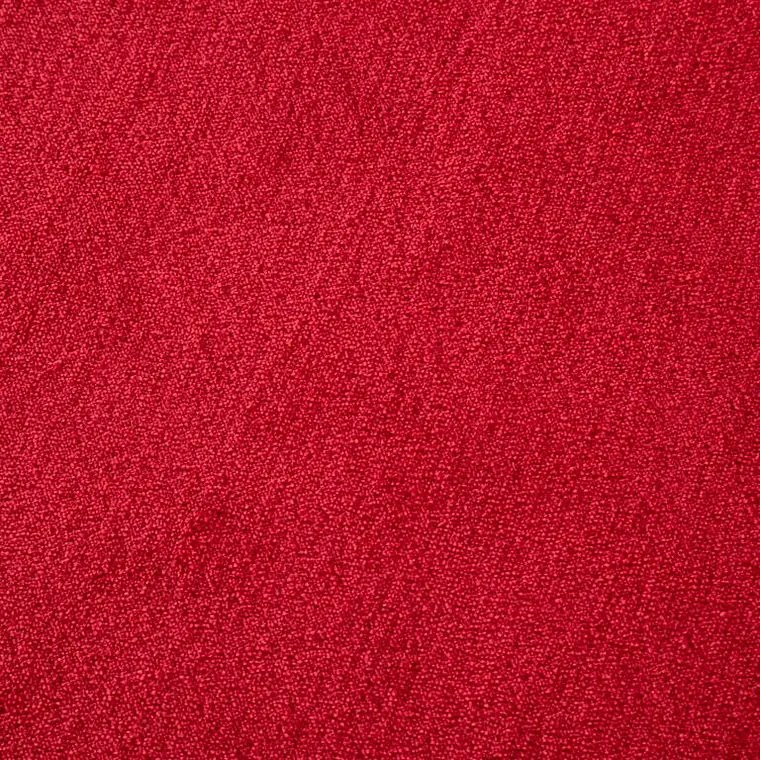 decoDoma Cearceaf cu elastic din micropluş roşu pat simplu