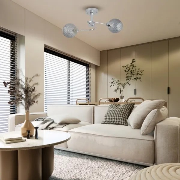 Lustră aplicată OAKLAND 2xE27/60W/230V