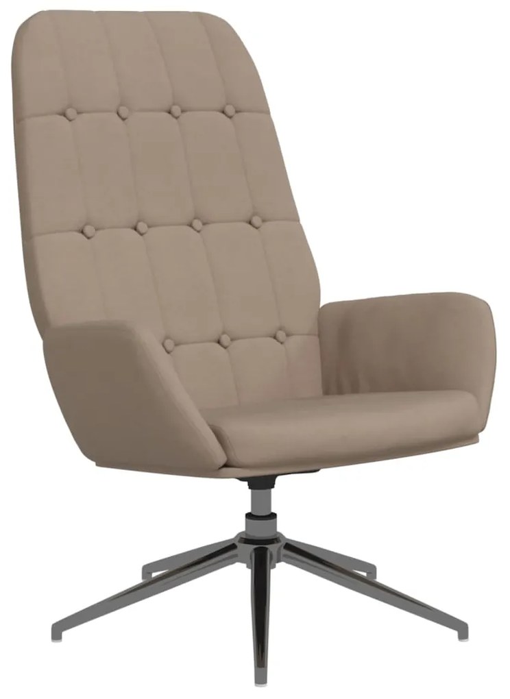 341249 vidaXL Scaun de relaxare, gri deschis, piele întoarsă ecologică