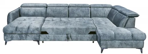 Coltar ext. Togo, Dreapta, Smoke Blue, 347 x 82 x 221 cm.