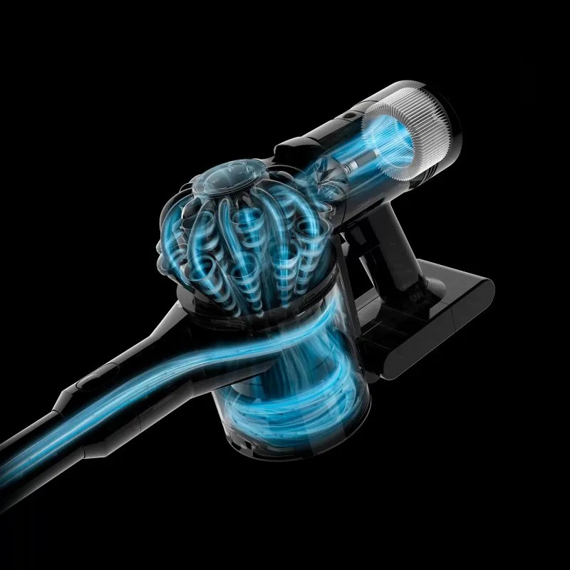 Aspirator vertical Dyson V8 Advanced 492636-01, 130AW, 540ml, 110000 rpm/min, Аutonomie pаnа la 40 min, HEPA, Argintiu