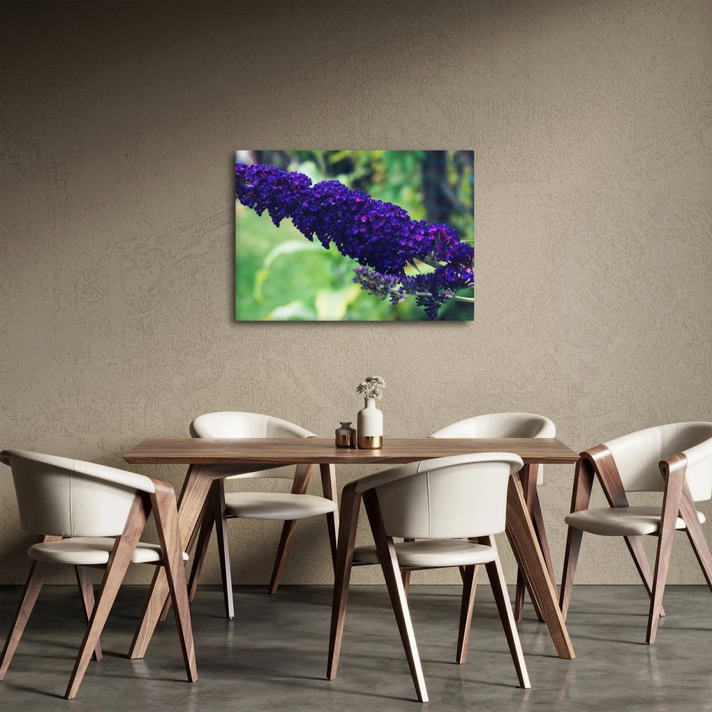 Tablou cu floare albastră (70x50 cm)