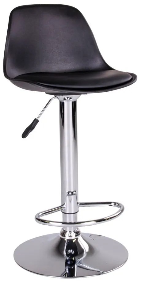 Scaune de bar negre rotative 2 buc. 82 cm Trondheim – House Nordic