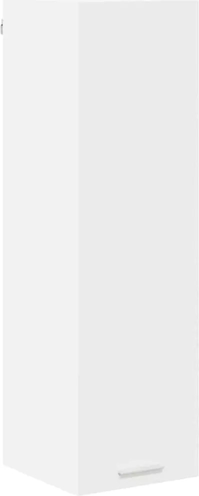 vidaXL Dulap suspendat cu ușă Alb 30 x 31 x 100 cm Lemn compozit