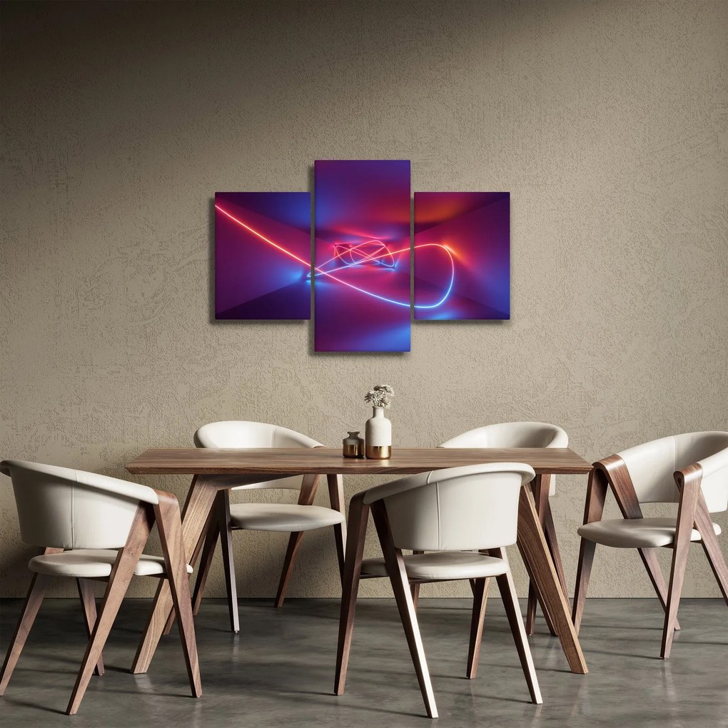 Tablou cu abstracție modernă (90x60 cm)