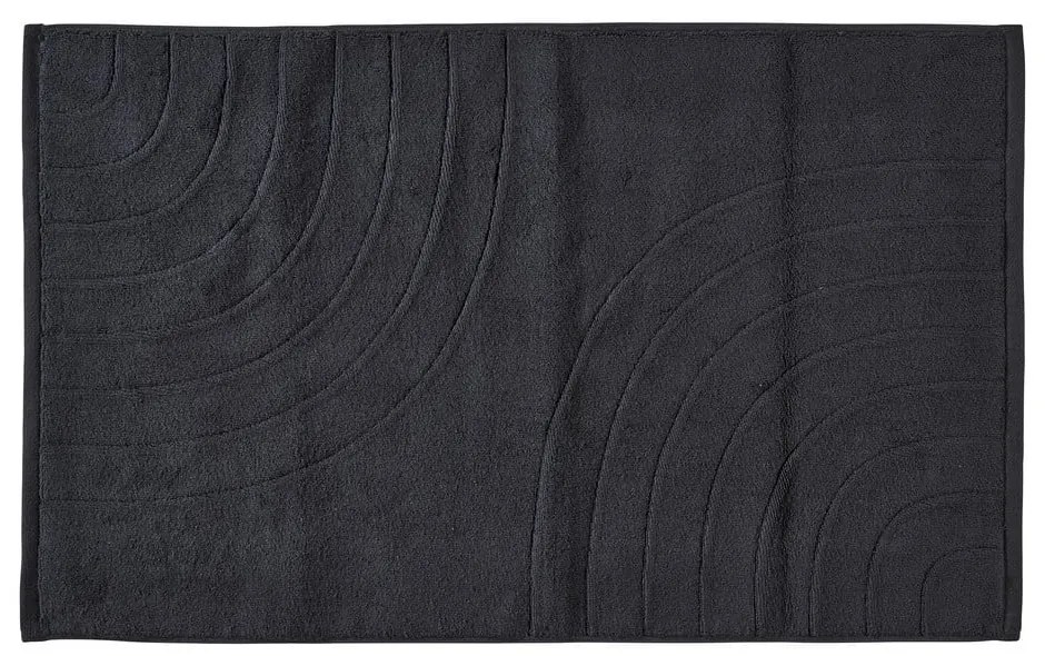 Covoraș de baie negru 50x80 cm Time – Zone