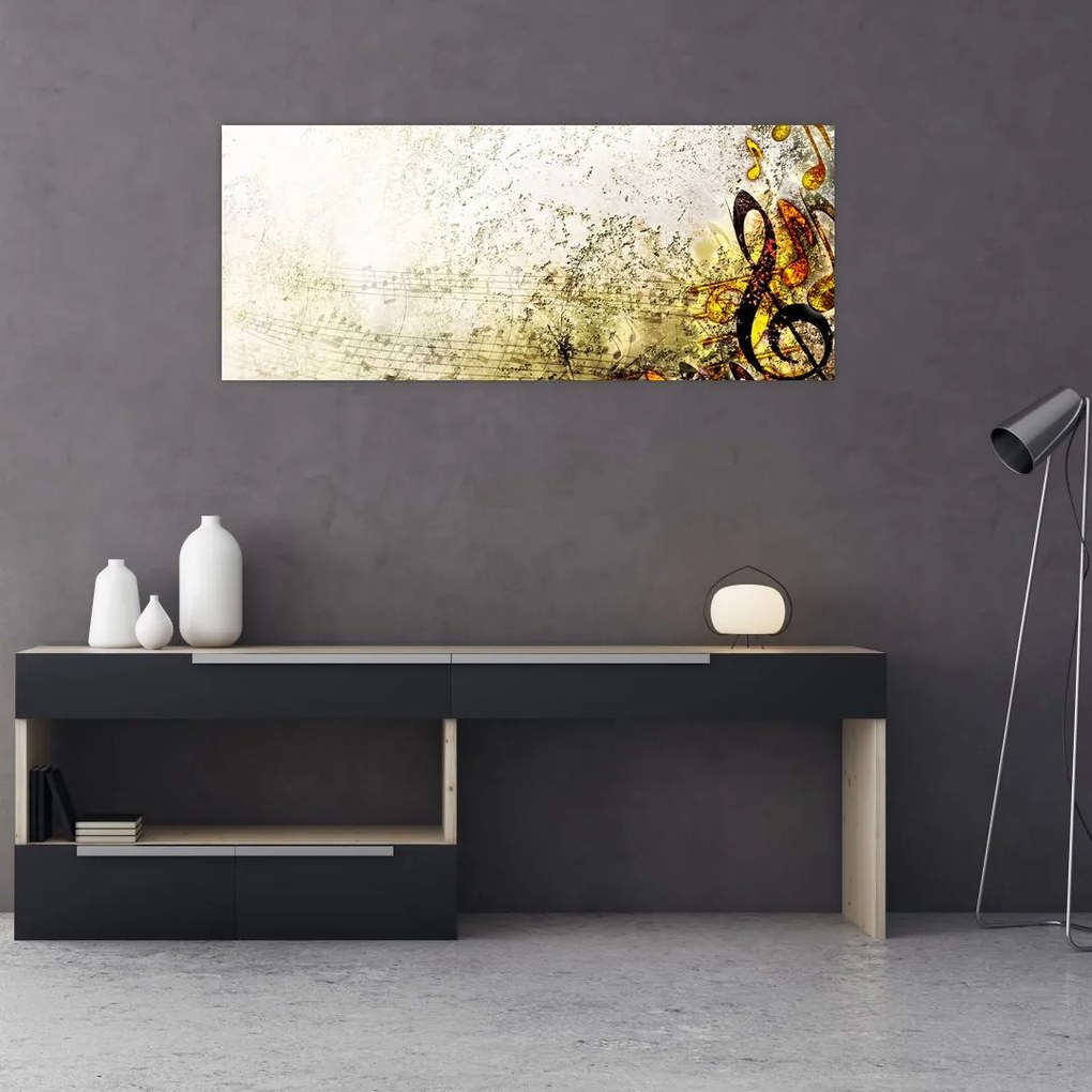Tablou - Puterea muzicii (120x50 cm)