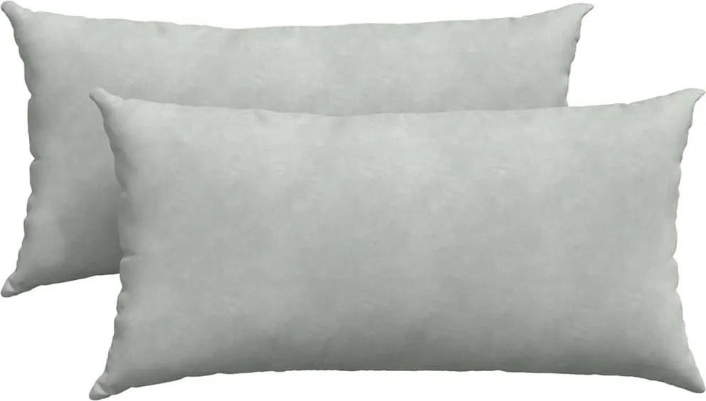 vidaXL Perne pentru canapea 2 pcs Gri deschis 80 x 40 cm