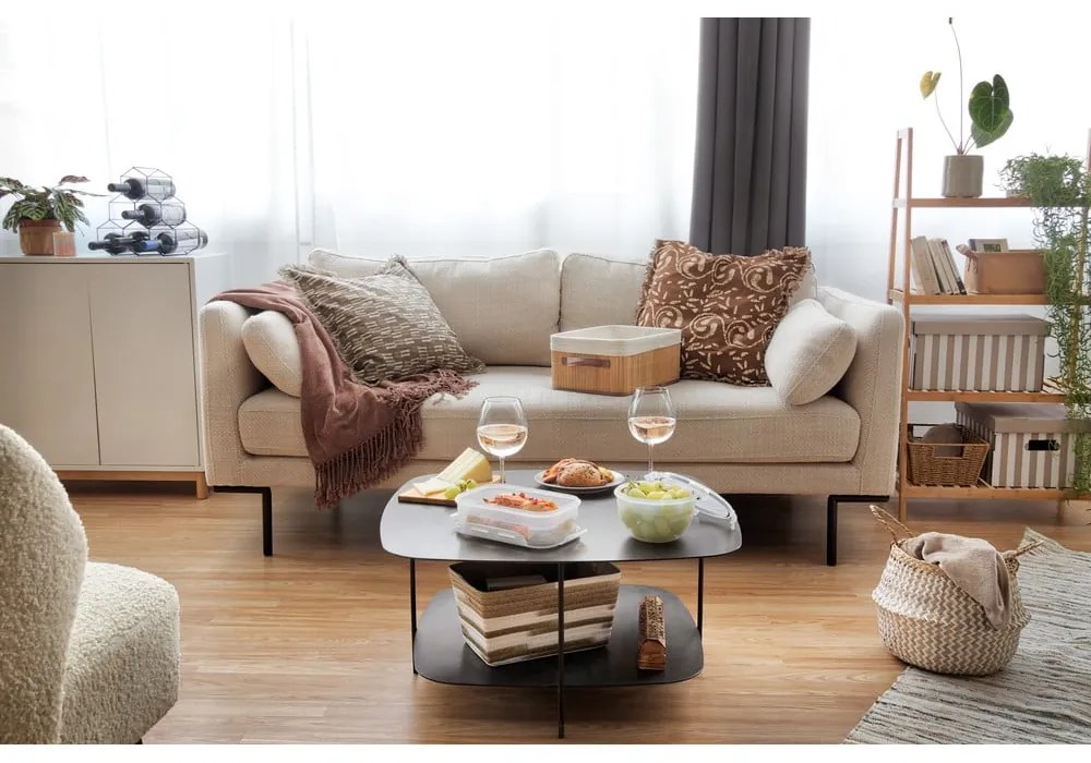 Suport metalic pentru sticle de vin Compactor, negru