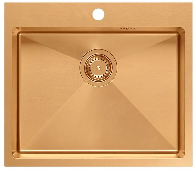 Chiuveta inox RUSSEL 110 cupru