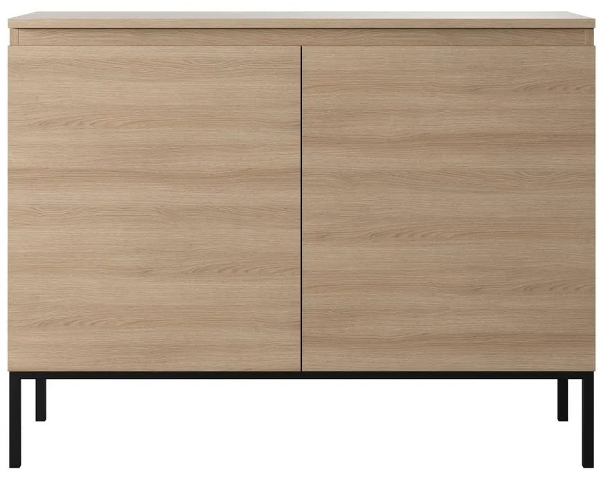 Dulap Bennasi B2  (stejar linberg + negru). 1099043