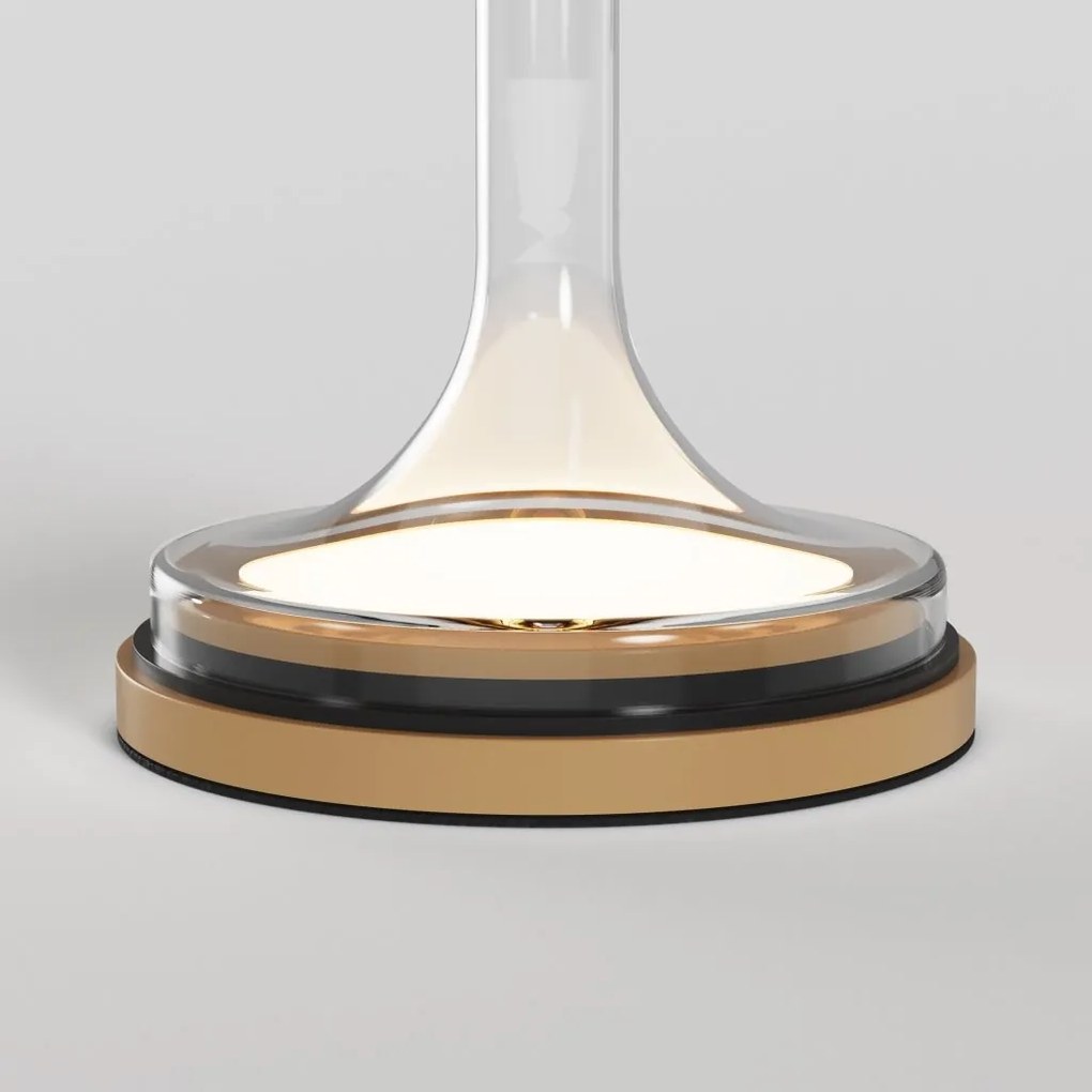 Veioza/Lampa de masa LED design modern Spirito auriu