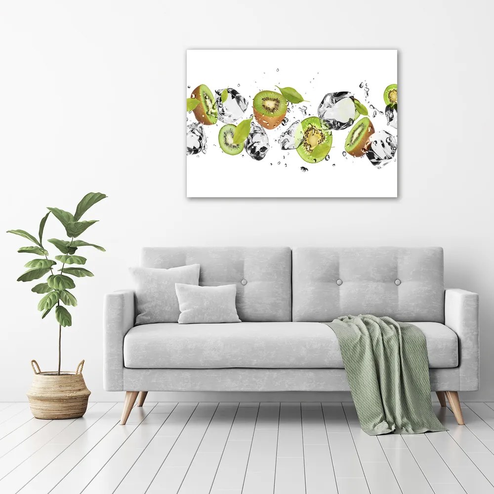 Imprimare tablou canvas Kiwi si apa