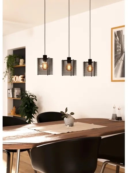 Lustră pe cablu Eglo 900738 SEGOVIA 3xE27/40W/230V