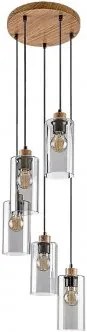 Suspensie rustica 5 becuri E27 Tanno 72125 Rabalux