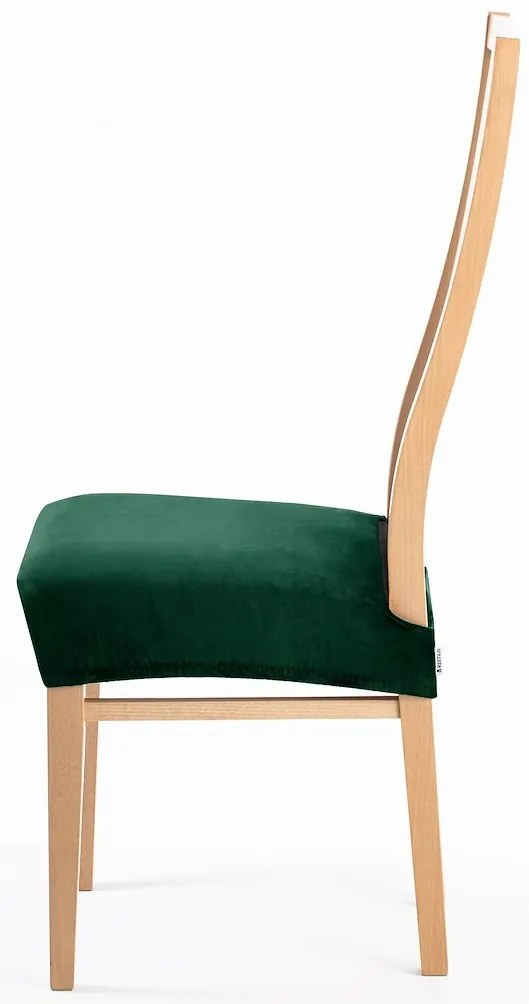 Restilo Husă elastică pentru scaun Sento verde închis, 40 x 40 + 5 cm