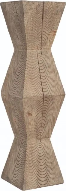 Statuie natur din lemn de pin Coloana Infinitului