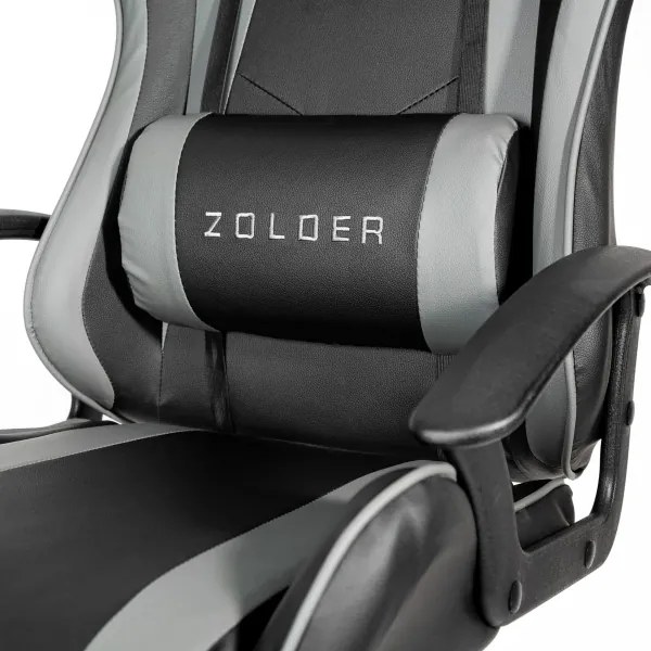 Scaun pentru jocuri video FIORANO negru/gri