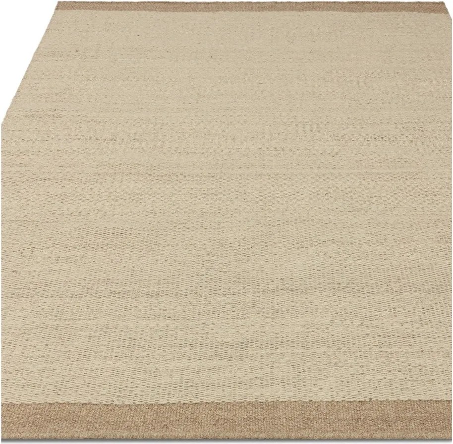 Covor bej-crem țesut manual din lână 200x290 cm Lima Sand – Asiatic Carpets
