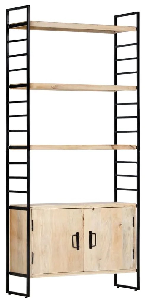 vidaXL Bibliotecă cu 4 niveluri 80x30x180 cm lemn masiv de mango