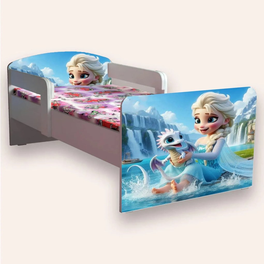 ELSA SI DRAGONUL cu manere Mic 2-6 ani Cu manere Cu  saltea