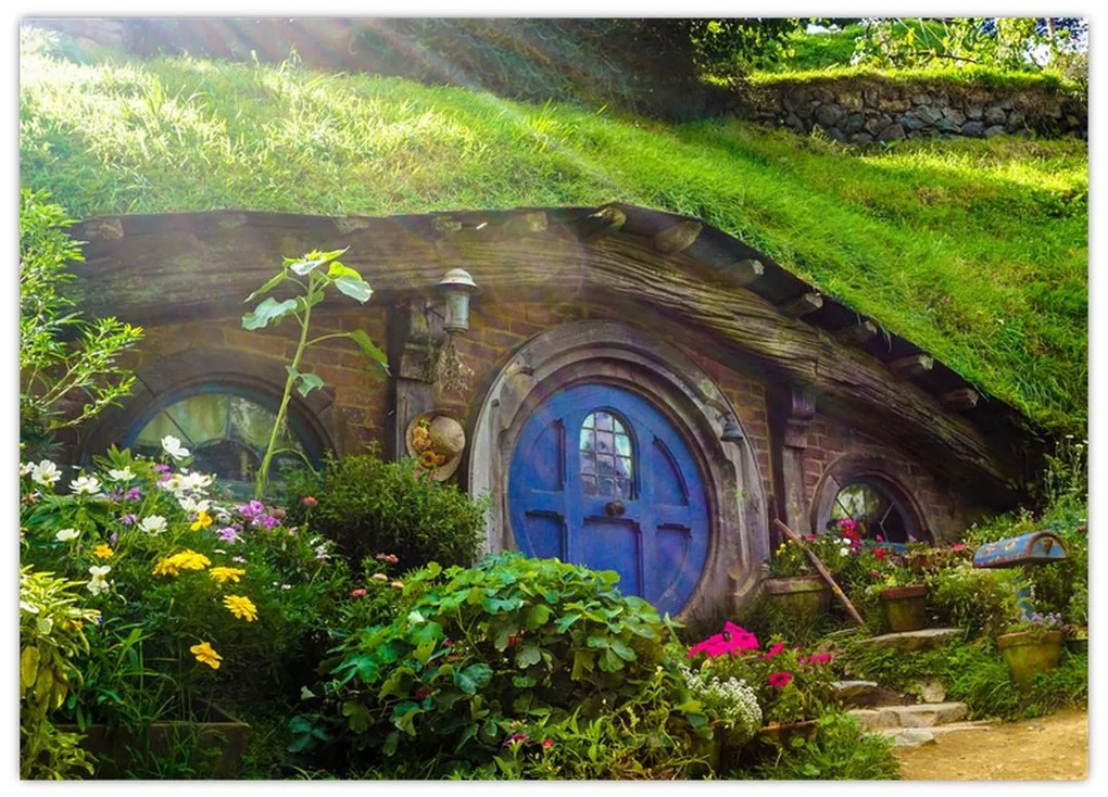 Tablou - Orasul Hobitin (70x50 cm)