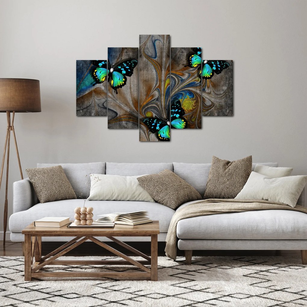Tablou - Fluturi strălucitori în imagine (150x105 cm)