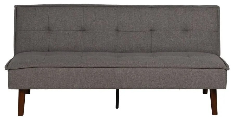 Canapea gri extensibilă cu tapițerie din chenille 181 cm – Ixia