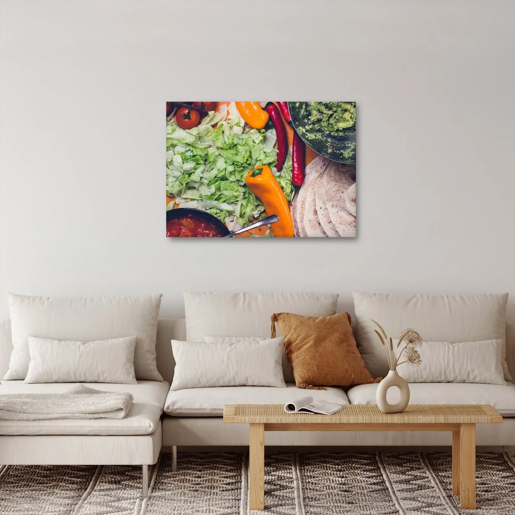 Tablou cu legume (70x50 cm)