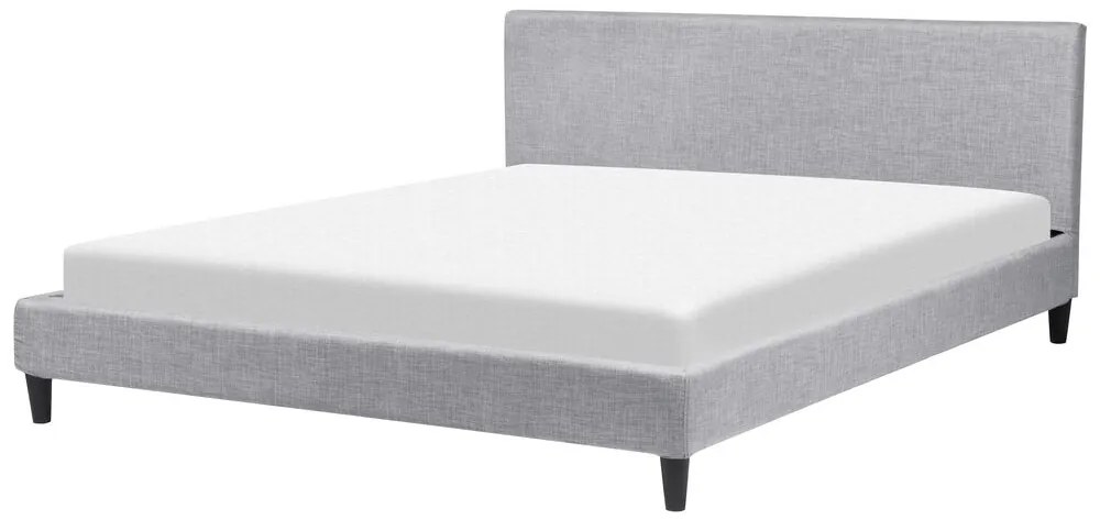 Pat matrimonial 180 cm FUTTI (cu somieră) (gri). 1007269