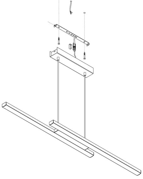 Eglo 97907 - Lustr LED RGB dimabil FRAIOLI-C 2x17W/230V pe cablu