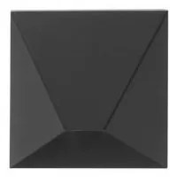 Aplica LED de perete design minimalist Bazz negru