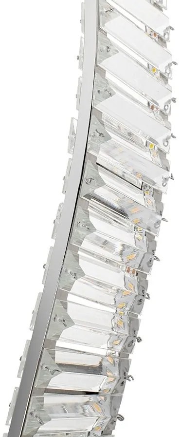 Lustra LED casa scarii design deosebit CHARMES 1A crom
