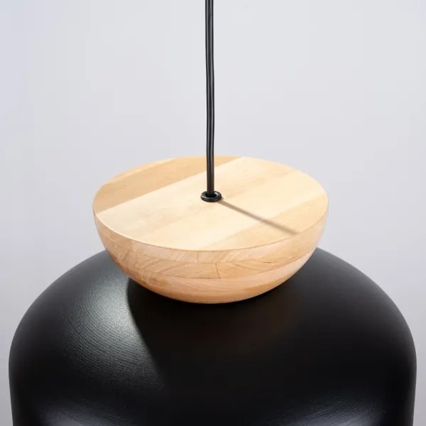 Lustră pe cablu Sollux SL.1351 MARION 1xE27/15W/230V negru