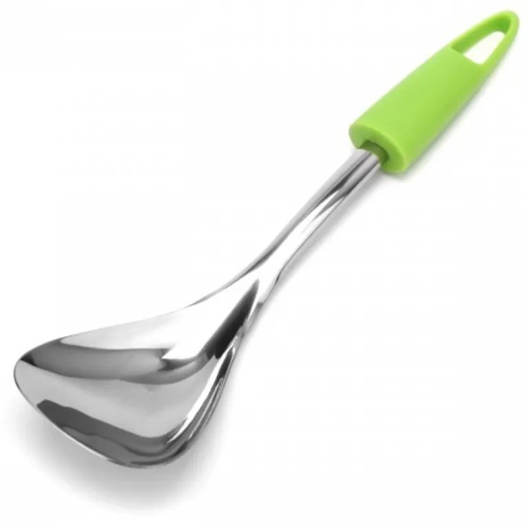 Lingura pentru amestecat Luigi Ferrero, FR-1914, 35 cm, inox, verde