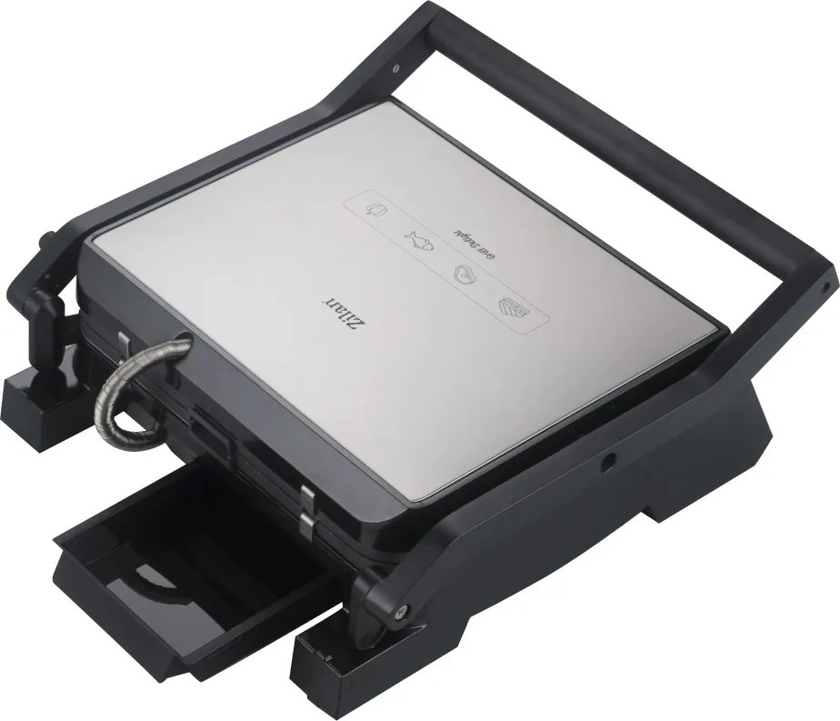Sandwich maker si Grill Zilan ZLN3966, Protectie supraincalzire, Placi detasabile, Putere 2000W
