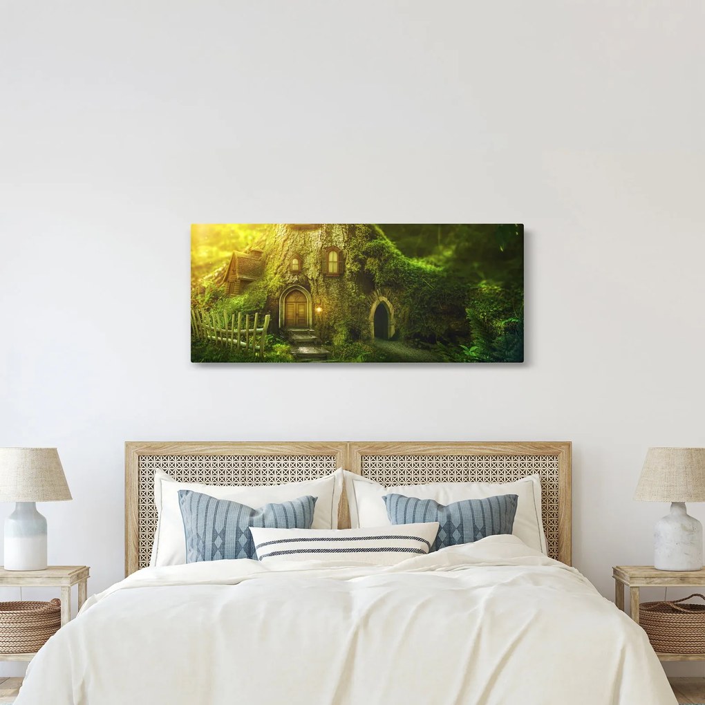 Tablou - Pădure de poveste (120x50 cm)