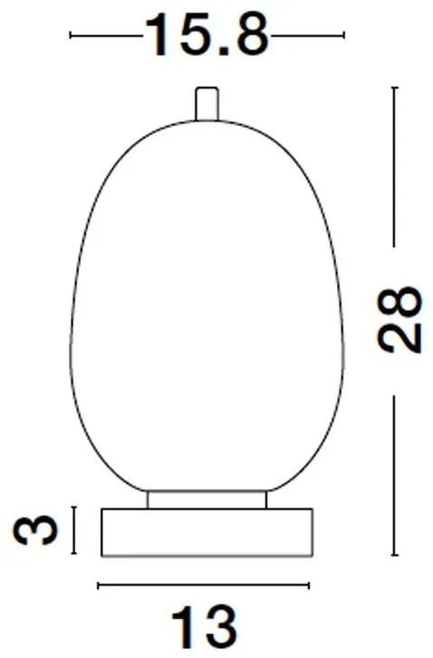 Veioza/Lampa de masa design decorativ LATO