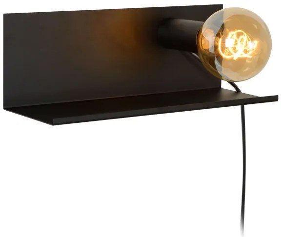 Lucide 06218/01/30 - Aplică perete SEBO 1xE27/40W/230V negru