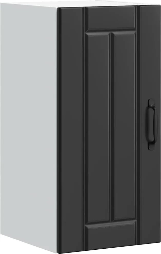 vidaXL Dulap de bucătărie „Lucca” lemn prelucrat negru