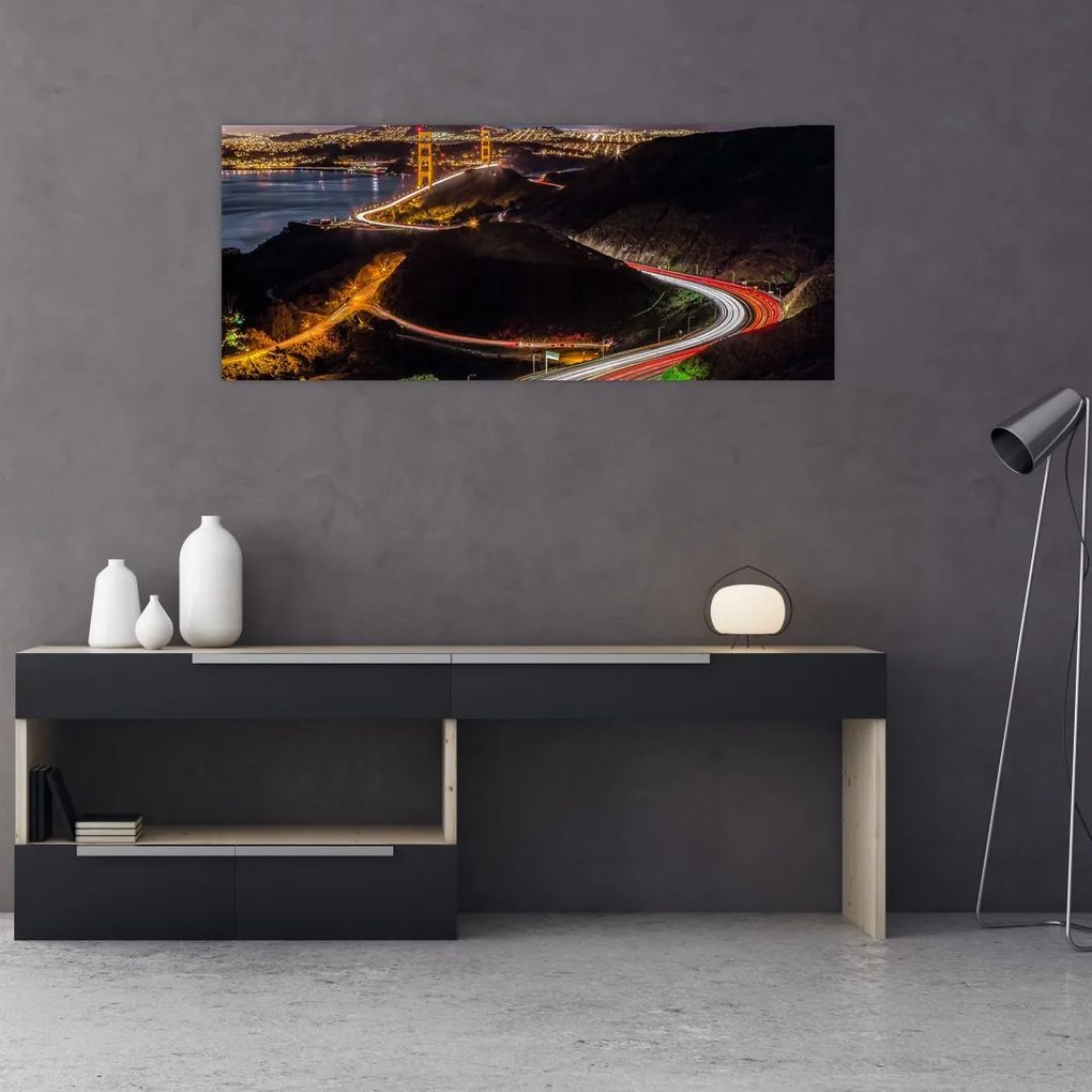 Tablou - Golden Gate Bridge (120x50 cm)
