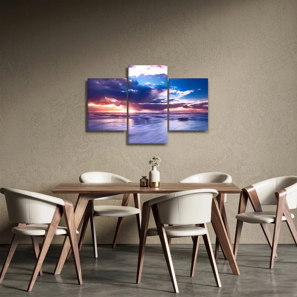 Tablou - Apus de soare la mare (90x60 cm)