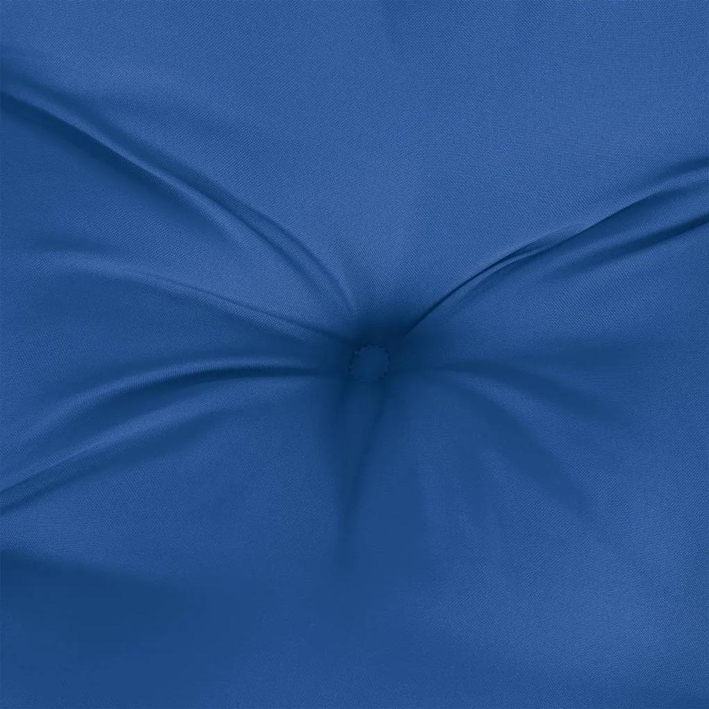 Perne de scaun, 6 buc., albastru, 40 x 40 x 7 cm, textil 6, Albastru, 40 x 40 x 7 cm