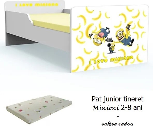 Pat tineret Minioni cu saltea