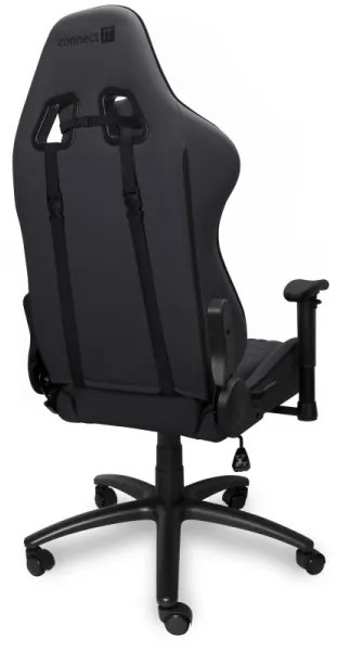 Scaun pentru jocuri video CONNECT IT CGC-1200-GY Monaco Pro gri/negru